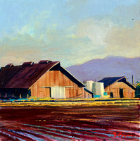 Evening In The Valley 20x20