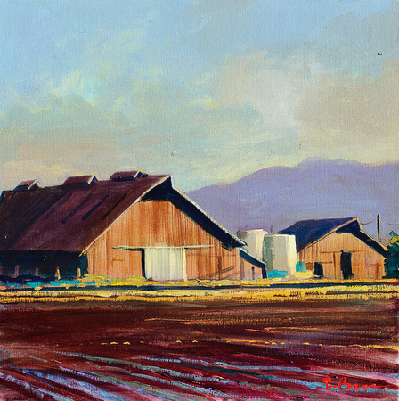 Evening In The Valley 20x20