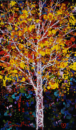 Divine Design 60”x36" Acrylic on canvas by Simon Bull